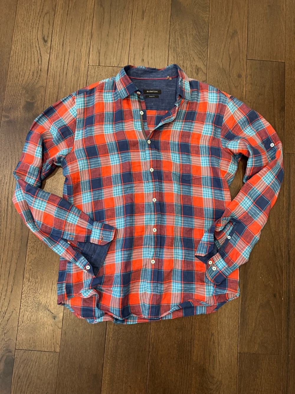 Bugatchi linen button down